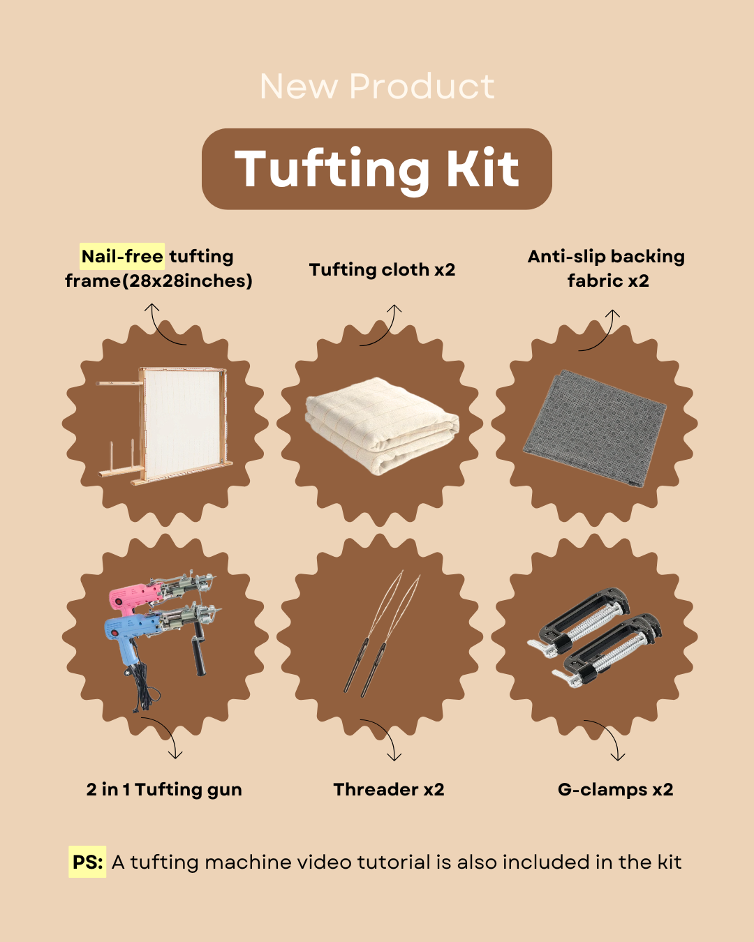 Tufting Starter Kit